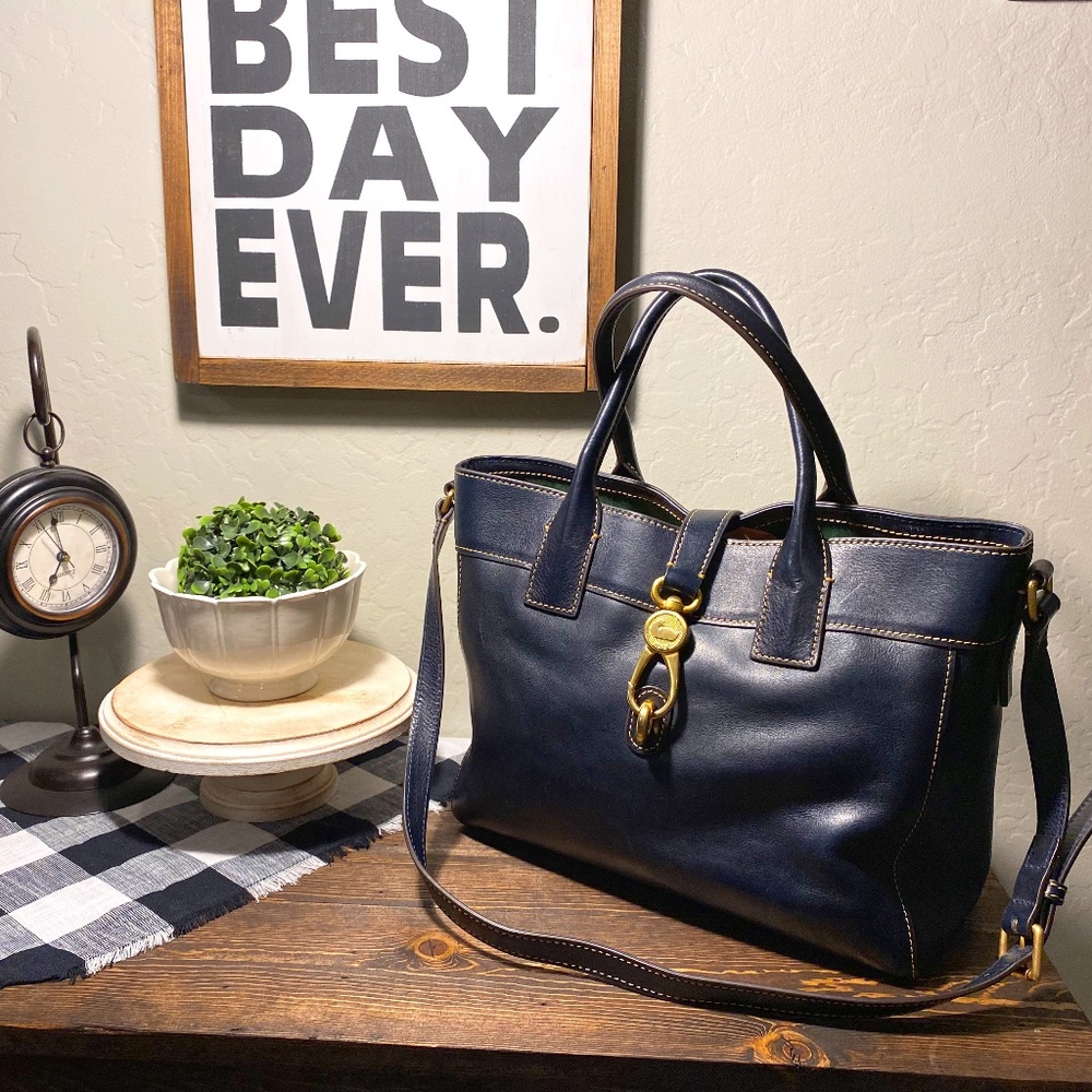 Dooney and Bourke Navy Florentine Amelia